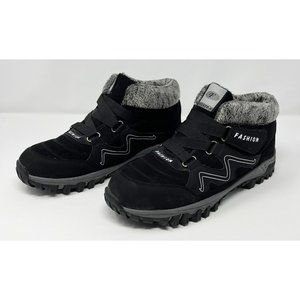 Fashion Brand Black Mens Trail/Winter Boot / Shoe for Hiking Size 12.5 / 45